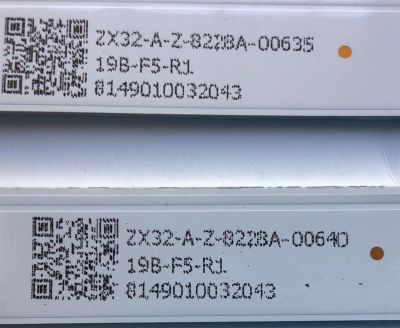 KIT DE LEDS PARA TV SCEPTRE (2 PZ) / NUMERO DE PARTE 8149010032043 / ZX32-A-Z-8228A-00635 / ZX32ZC332M06A5V0 / PANEL CN320CN7250 / MODELO E32 - Imagen 3